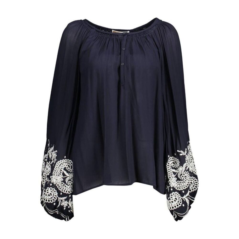 Kocca Embroidered Blouse Model KO12348 Women Blue Shirts